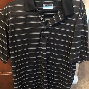 Black golf shirt L